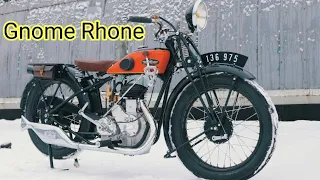 Редкий мотоцикл Gnome Rhone от мотоателье Ретроцикл.