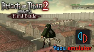 ATTACK ON TITAN 2: Final Battle - Yuzu emulator (android) gameplay