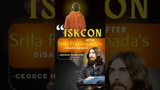 ISKCON After Prabhupada’s Disappearance (1977) | George Harrison #shorts