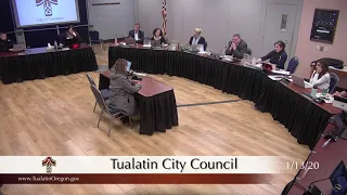 City Council Regular Meeting- January 13, 2020