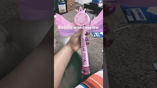 Princess bubble wand review from amazon.
