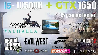 i5 10500H + GTX 1650 Laptop Test in 8 games (2024) - Best Budget Laptop