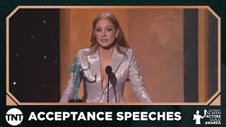 Jessica Chastain: Award Acceptance Speech | 28th Annual SAG Awards | TNT