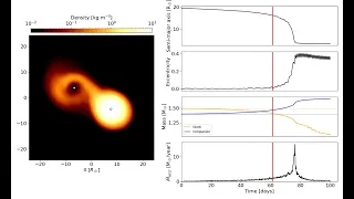 Circular Mass Transfer (Graphs: Orbit & Masses)