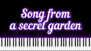 Song from a Secret Garden | Easy Piano version + Sheet Music