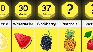 Comparison: Highest Calories Fruits In The World ||Highest Calories Fruits || Top 10 Calories Fruits