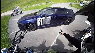 STREETRACE - Loud Audi RS6 vs Supermoto