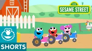 Sesame Street: Farm Track | Magical Car Races #4