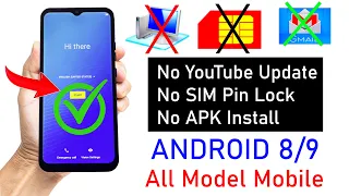 All Mobile ANDROID 8.1/9.0 Google Account Remove - (without pc) 2022