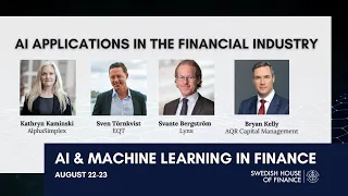 AI & Machine Learning in Finance: AI Applications in the Financial Industry - Panel Discussion