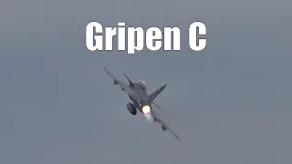 Afterburner Time - Saab's Gripen C Swedish Air Force Airshow - Flygfesten 2022