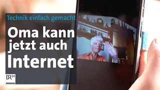 Handy und Internet ganz einfach zu bedienen: Neue Idee für Senioren | BR24