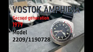 VOSTOK AMPHIBIA Vintage - 1979 2nd generation - model 2209/1190728
