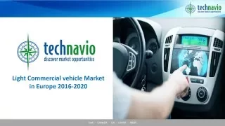Light Commercial Vehicle Market in Europe 2016-2020