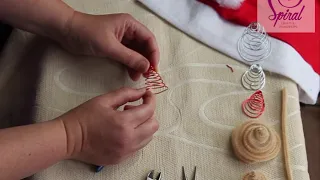 Make A Wire Xmas Tree | Wire Art | Spiral Crafts