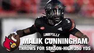 Louisville QB Malik Cunningham Throws For Season -High 350 Yards