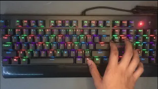 Redragon K557 KAlA RGB, 104 Mechanical Keyboard, Budget Friendly!? Backlit Waterproof ?