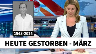 5 Berühmte Legenden Sind Heute Am 28. März Gestorben, Sänger Verstorben | #heutegestorben