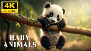 Baby Animals 4K (60FPS) — самые милые детеныши диких животных на Земле под расслабляющую музыку