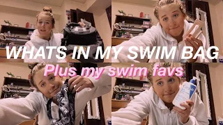 what's in my swim bag+cleaning it out
