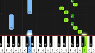 ColBreakz - 10000 - Piano Tutorial / Piano Cover 🎹 - Synthesia (+ Free MIDI Download)