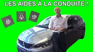 Présentation des Aides à la Conduite (ADAS) sur la Peugeot 308 Phase 2 (2017) - tutos de Berbiguier