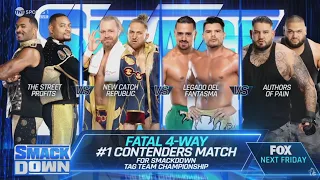 Fatal 4-Way #1 Contenders Match for SmackDown Tag Team Championship (2/2): SmackDown, Apr. 19, 2024