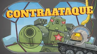 Los alemanes contraatacan - Dibujos animados sobre tanques