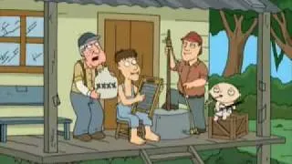 Stewie playing Banjo