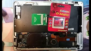 MacBook Air Original (Early 2008) Flash Storage: SD to CF to 1.8" IDE ZIF