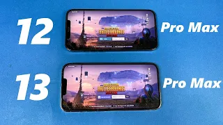 iPhone 13 Pro Max vs iPhone 12 Pro Max - PUBG Test | Graphics, Gameplay, Sanhok! (A15 vs A14 Bionic)