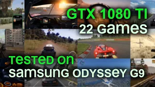 GTX 1080 Ti performance on 49 inch Samsung Odyssey G9 - Test on 34" vs 49" in 1440p