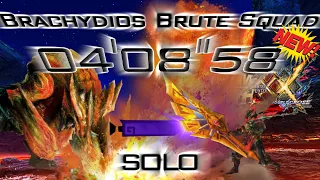 MHXX - Raging Brachydios (G4☆)【4'08"58】Solo Brave Readiness Heroics Great Sword【Citra】