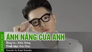 Ánh Nắng Của Anh Karaoke [ Beat Chuẩn ] [ HD ]