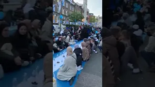 Street Iftar during Ramadan outside Finsbury Park Mosque