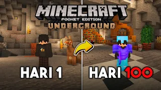 100 Hari di Minecraft Tapi Underground