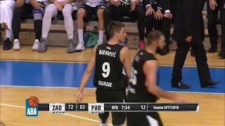 Vanja Marinković's 7 three-pointers (Zadar - Partizan NIS, 14.10.2017)