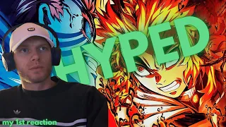 ANIME NOOB reacts to DEMON SLAYER NEW TRAILER