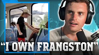 "I'm sorry but owning land in Frangston is not a big deal" Luke Kidgell reacts to Eshay kid on train