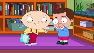 Stewie hits Doug, causing a nose bleed