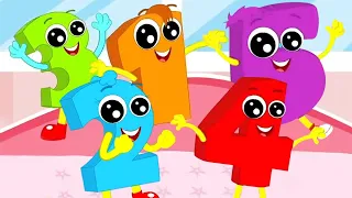 Five Little Babies Nursery Rhymes And Kids Learning Videos by Mr Number