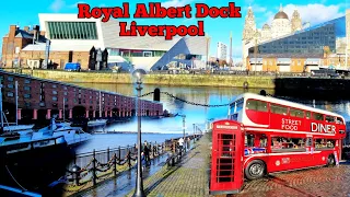 4K | Liverpool City Walk Tour 2023 | Royal Albert Dock | Museum of Liverpool | Eurovision 2023 host