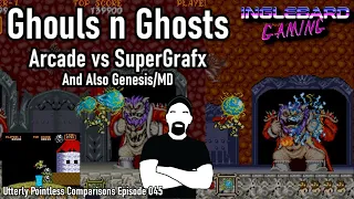 Ghouls N Ghosts Arcade Vs Supergrafx Vs Genesis | Longplay | Comparison