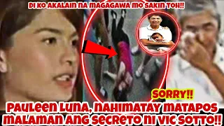 PAULEEN ❗DI NAKAYANAN ang NAKAKAWINDANG na REBELASYON sa matagal na itinagong secreto ni Vic Sotto!!