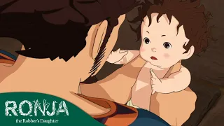 Miyazaki's Ronja - Mattis Plays with Baby Ronja | Full Episodes | Anime from Studio Ghibli