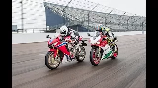 Ducati 1299 Panigale R Final Edition vs Honda Fireblade SP2