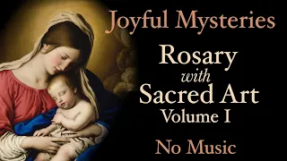 Joyful Mysteries - Rosary with Sacred Art, Vol. I - No Music