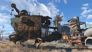 Fallout 4 Mech Walker Scavver Home PS4 Pro