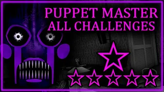 FNaC 3 CN - Puppet Master All Challenges Completed (Hard Mode)