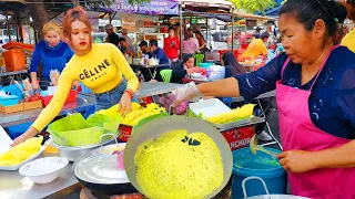 Grandma Yellow Pancake Master! Spring Roll, Rice Noodle, Noodle Soup & More - Best Street Food